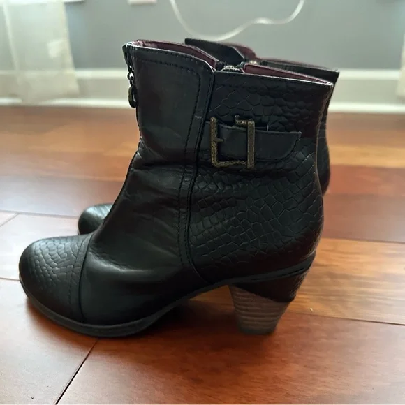 Spring Step L’Artiste Carisa leather bootie in black size EU37. - Picture 4 of 7